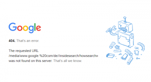 Googleの品質評価ガイドラインが「404」になる